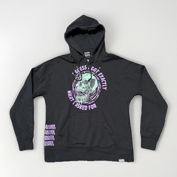 Carhartt Other - Broken‎ Promises Small Black Pullover Hoodie Hooded Sweatshirt